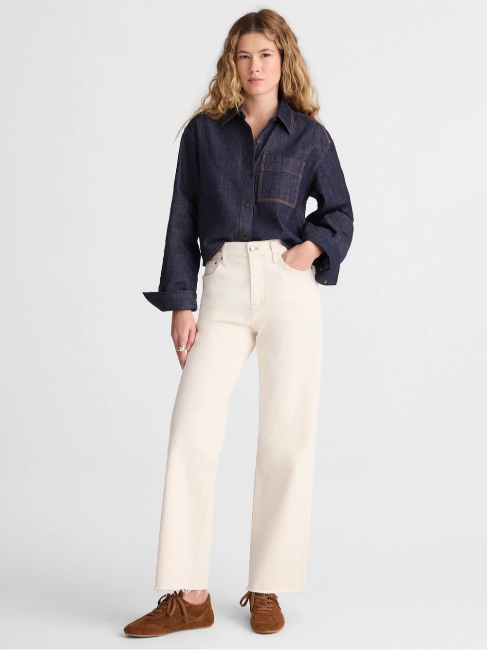 Madewell The Perfect Vintage Wide Leg Crop